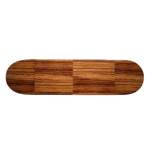 ImitatZebrawoodwoodgrain-Führungskraft Skateboard