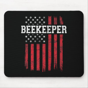 Imker American Flag Usa Patriot Patriotic Mousepad