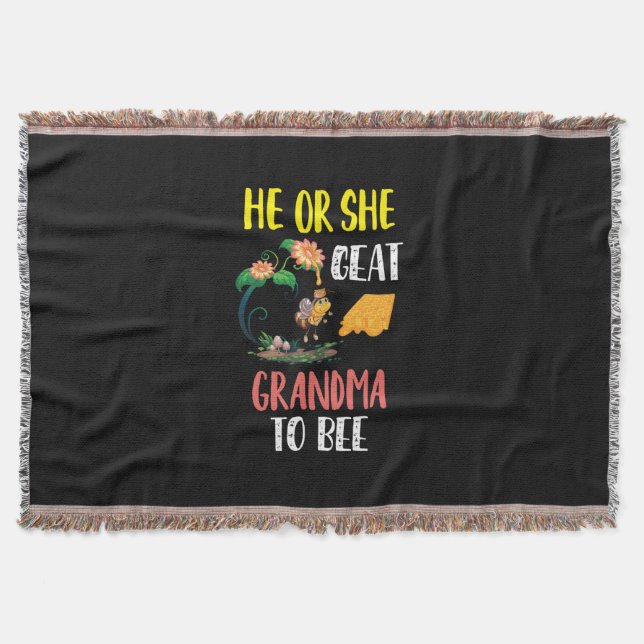 Imker Art Great Oma to Bee 2 Decke (Vorderseite)