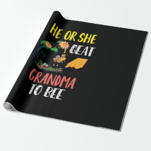 Imker Art Great Oma to Bee 2 Geschenkpapier