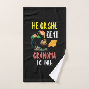 Imker Art Great Oma to Bee 2 Handtuch