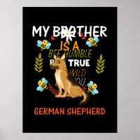 Imker Art Mein Bruder ist ein deutscher Hirte