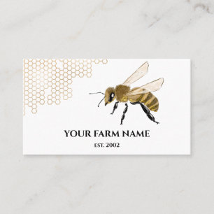 Imker Bienenzüchter Bienenfarm Honigbienen Bienens Visitenkarte