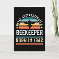 Imker geboren 1943 80. Geburtstagsgeschenk Bienenz