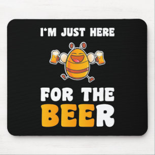 Imker-Geschenk   Ich bin nur wegen der Bienen hier Mousepad