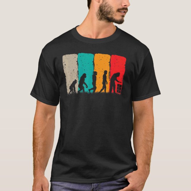 Imker Imker Retro Evolution T-Shirt (Vorderseite)