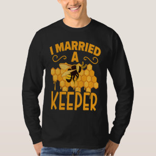 Imker Imkerei Bienenzüchter Honigbiene Ich heirate T-Shirt