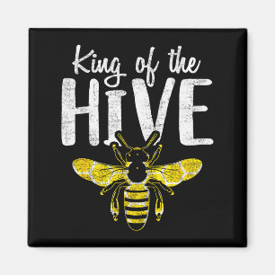 Imker König Des Bienenstocks Lustiges Bienenflüste Magnet