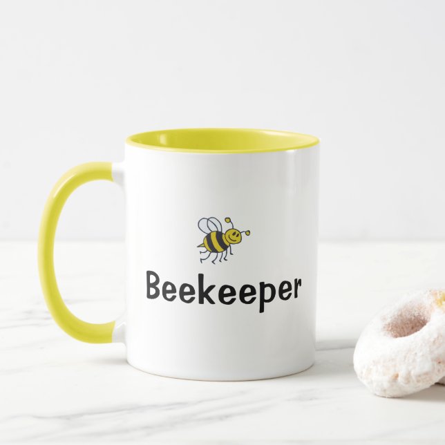 Imker Professional Services Kaffee Tasse (Mit Donut)