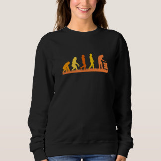 Imker Retro Evolution Imker Bier Sweatshirt