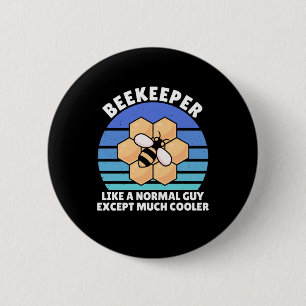 Imker Retro Vintag Button