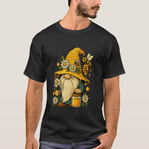 Imker Süßer Gnom Blumen Biene Sommer Botanisch G T-Shirt