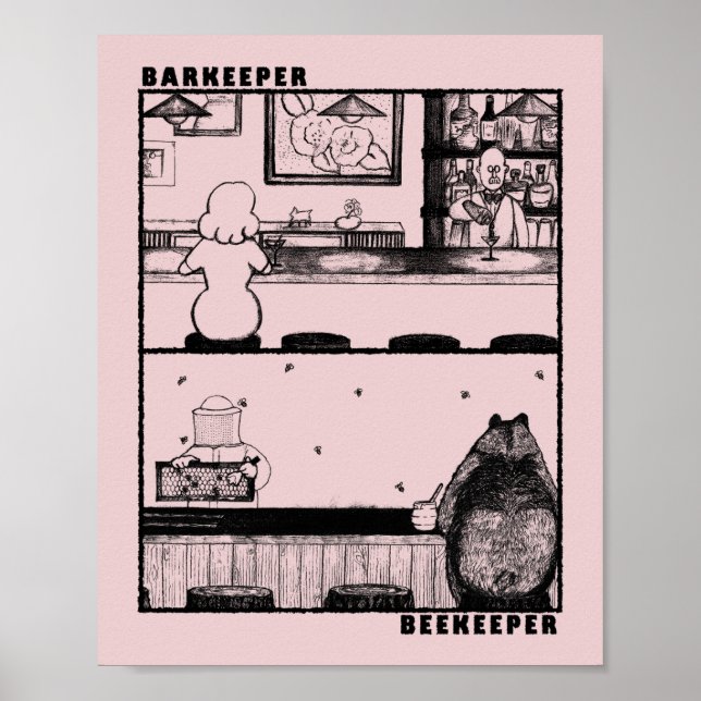 Imker und Imker Poster (Vorne)