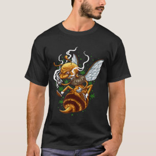 Imker Unkraut Raucher Bienenhaltung Joint Rauchen T-Shirt