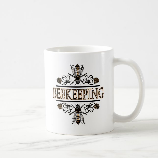 Imkerei mit Arbeitskraftbienen Kaffeetasse (Rechts)