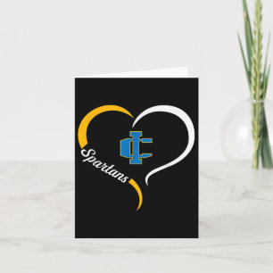 Imlay City Spartans Logo Halbes Herz Slogan Hs  Karte