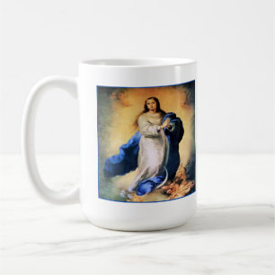 Immakkulieren der Konzeption Gold Kaffeetasse