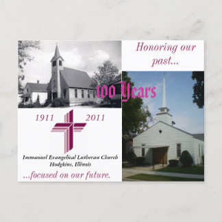Immanuel 100. Jahrestag Postkarte