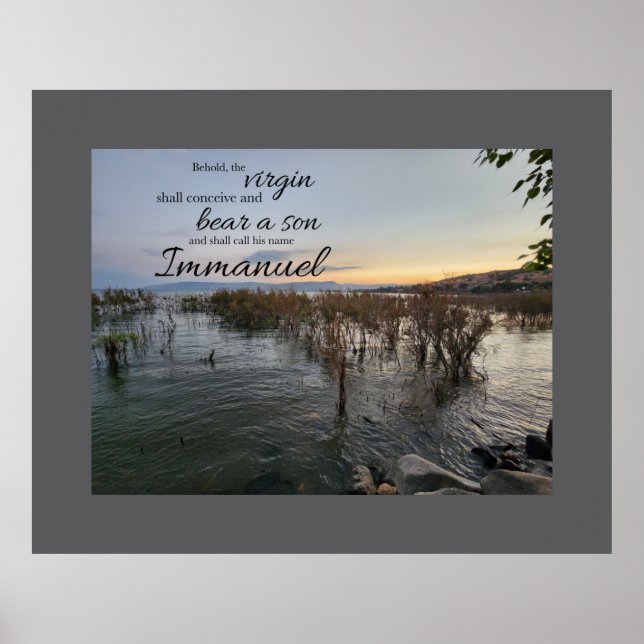 Immanuel (Emmanuel) Canvas Poster (Vorne)