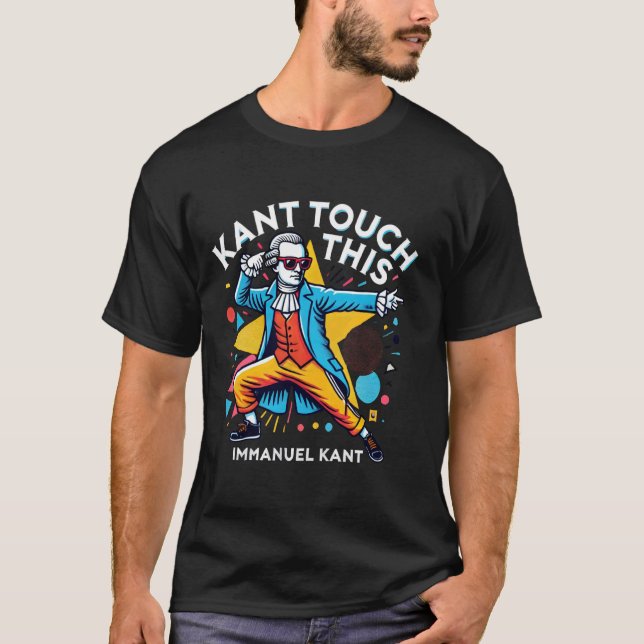 Immanuel Kant Funny Philosophie T-Shirt (Vorderseite)