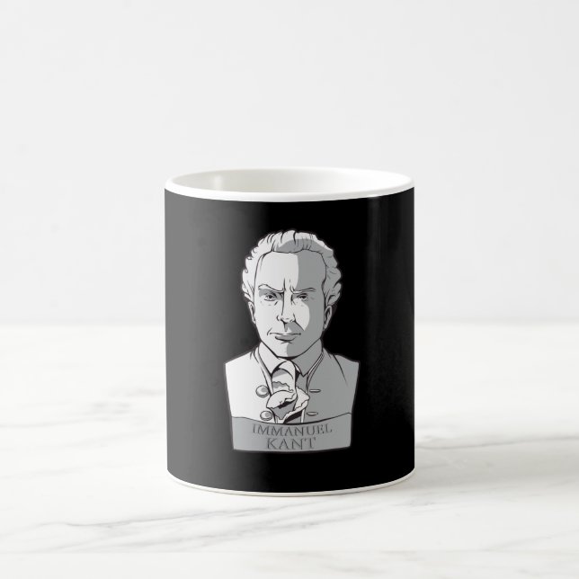 Immanuel Kant Statue Kaffeetasse (Mittel)