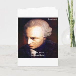 Immanuel Kant zitiert Geschenke und T-Shirts aus W Karte