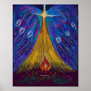 Immanuel Oil Pastel von Christina Wert, Poster