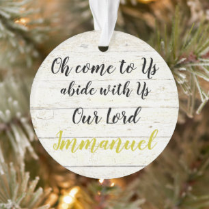 Immanuel Ornament