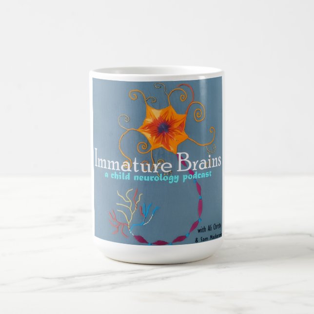 Immature Brains: A Child Neurology Podcast Kaffeetasse (Mittel)
