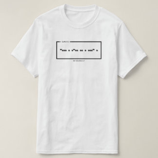 Immer an dich selbst glauben Morsecode T-Shirt
