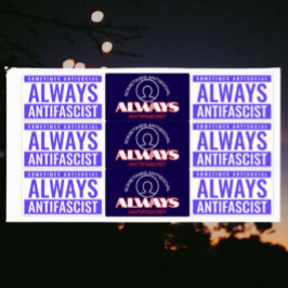 Immer antifaschistisches Aufkleber-Blatt - fett bl Etiketten