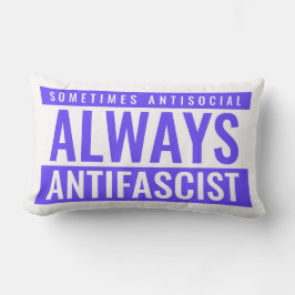 Immer antifaschistisches Kissen - Bold Blue