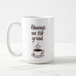 Immer auf dem grindbraunen Liebe Kaffee Kaffeetasse