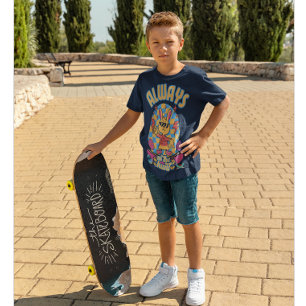 Immer auf der Jagd Skateboard Hase T-Shirt
