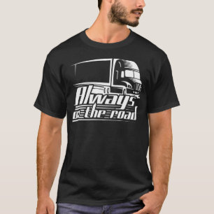 Immer auf der Straße lustige Tiere spenden Kultur T-Shirt