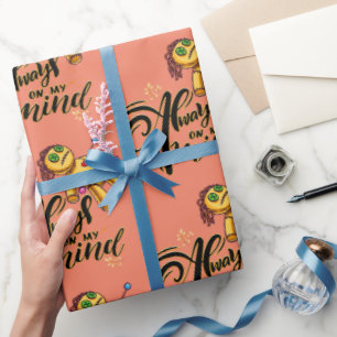 Immer auf meinem Kopf Funny Halloween Voodoo Doll Geschenkpapier