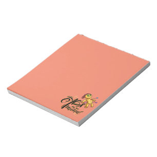 Immer auf meinem Kopf Funny Halloween Voodoo Doll Notizblock