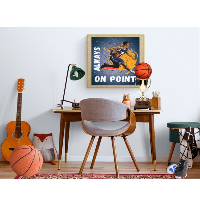 Immer auf Point Basketball Poster (ALWAYS ON POINT)
