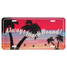 Immer Beach Bound! Palm Tree Lila