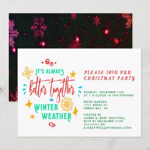 Immer besser zusammen im Winterwetter Xmas, ZPR Einladung