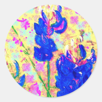 immer Blume, immer Runder Aufkleber