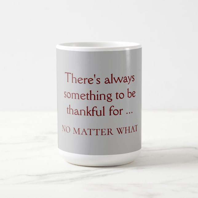immer dankbar - Tasse (Mittel)