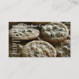 Immer die besten Cookies Visitenkarte