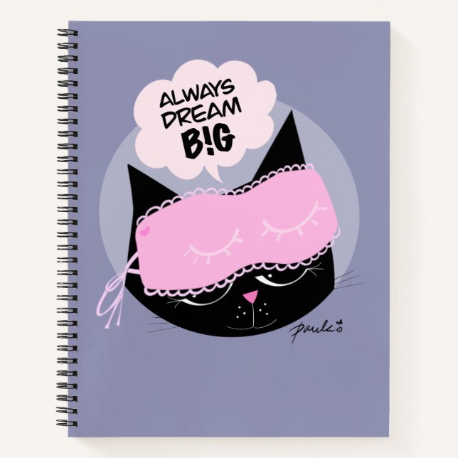 Immer Dream Big - SpiralNotebook Notizbuch (Vorderseite)