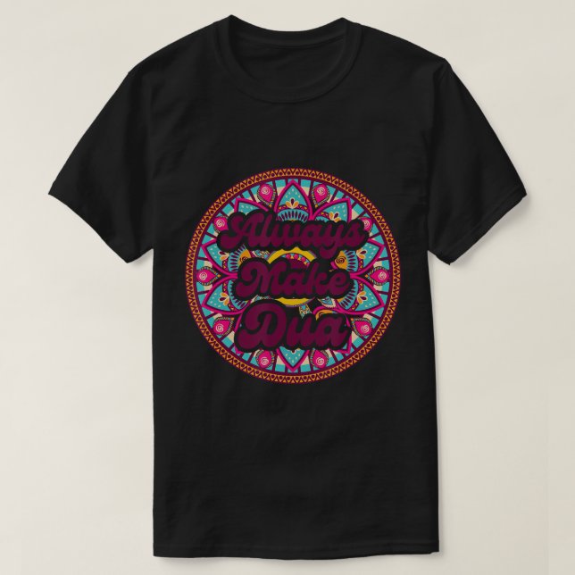 Immer Duam Islam Religion muslimischen Allah Ramad T-Shirt (Design vorne)