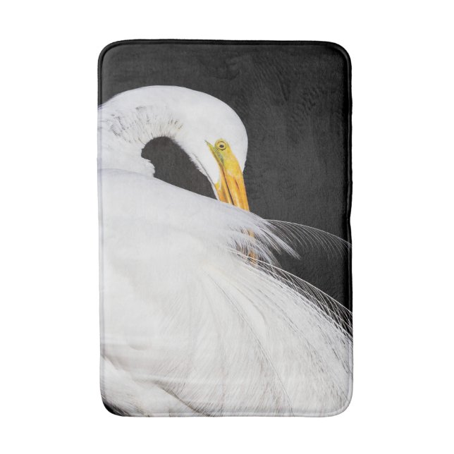 Immer Egrets Badematte (Vorderseite Vertikal)