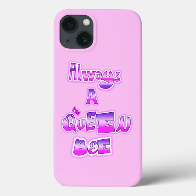 Immer ein Baby-Rosa der Königin Case-Mate iPhone Hülle (Rückseite)