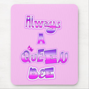 Immer ein Baby-Rosa der Königin Mousepad