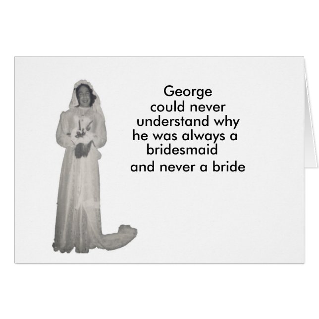 Immer ein Brautmädchen (Vorderseite (Horizontal))