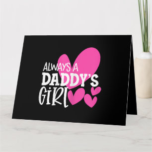 Immer ein Daddy's Girl Shirt Daughter Girls Women Karte